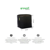Gronest Stofftopf 1L 9 x 9 x 11 cm