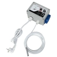 GSE Klimacontroller  für Temp. Max-Min Drehzahl Begrenzung Abluft (1L HYS) 10A