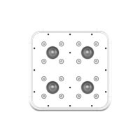 Greenception Cluster-LED 128W  GC 4, schaltbar  Gebraucht